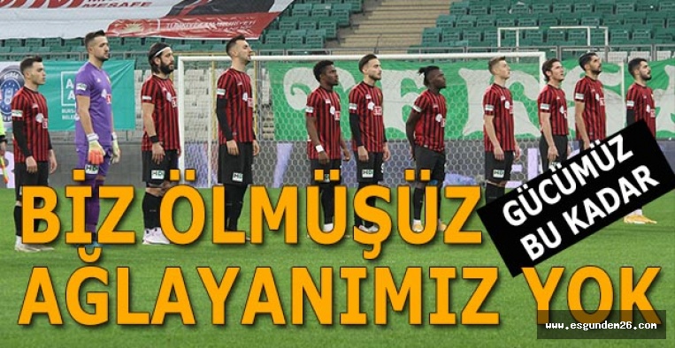 BURSASPOR:2 ESKİŞEHİRSPOR:1