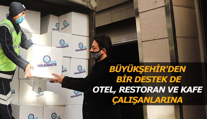 ESKİŞEHİR BÜYÜKŞEHİR BELEDİYESİ ÇALIŞANLARA ERZAK DESTEĞİNDE BULUNDU