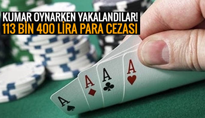 Eskişehir’de kumar oynayan 18 kişiye 113 bin 400 lira ceza