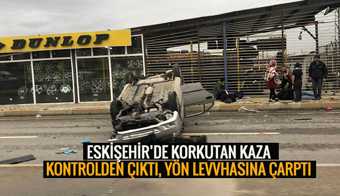Eskişehir’de trafik kazası: 3 yaralı