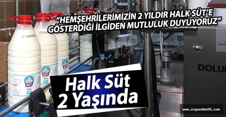 Halk Süt, 3 milyon litreden fazla satışa ulaştı