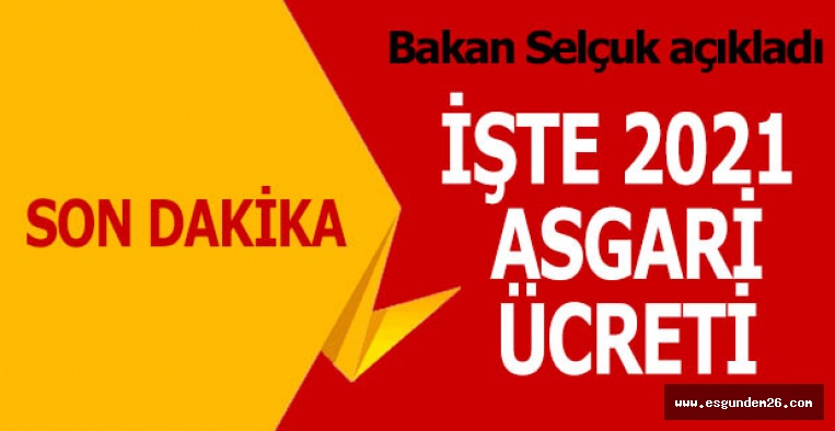 İŞTE ASGARİ ÜCRET