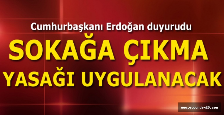 YILBAŞINDA SOKAĞA ÇIKMA YASAĞI...