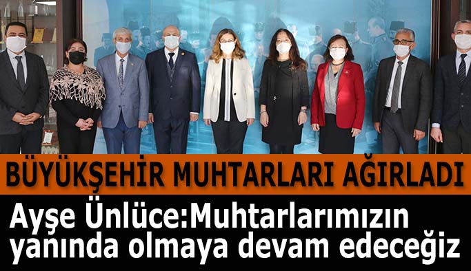 BÜYÜKŞEHİR MUHTARLAR TEŞEKKÜR