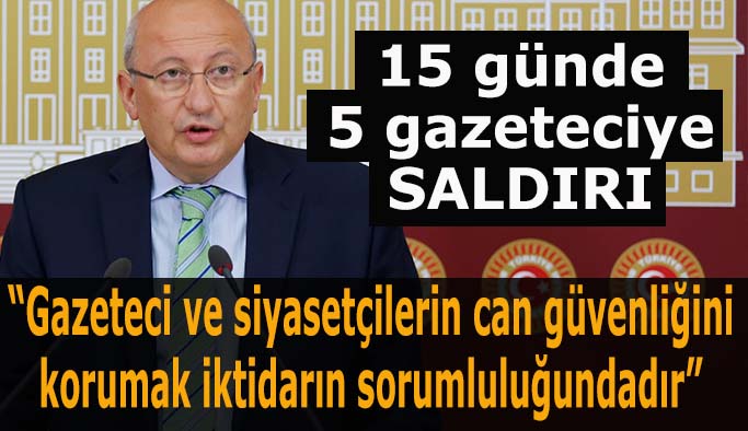 CHP’li Çakırözer: İki yıldır uyarıyoruz, dinleyen yok!