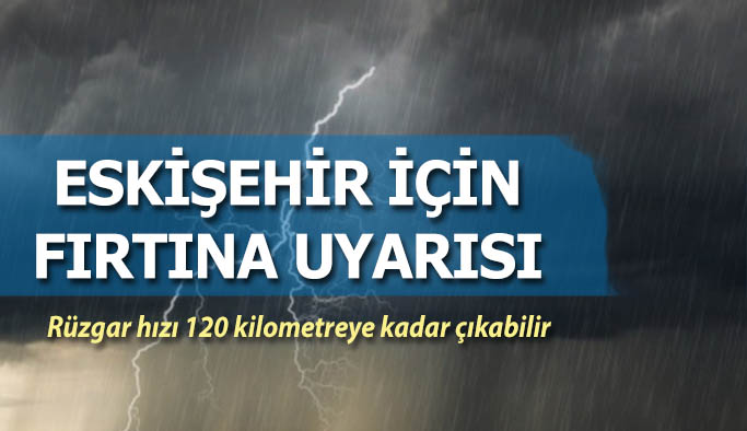 Dört il için fırtına uyarısı