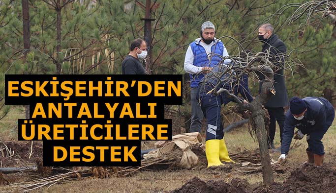 ESKİŞEHİR’DEN ANTALYALI ÜRETİCİLERE DESTEK