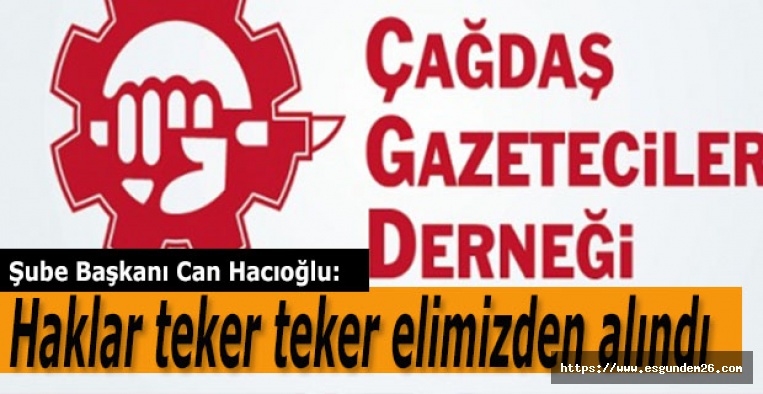 "GAZETECİLERİN KUTLANACAK GÜNÜ KALMADI"