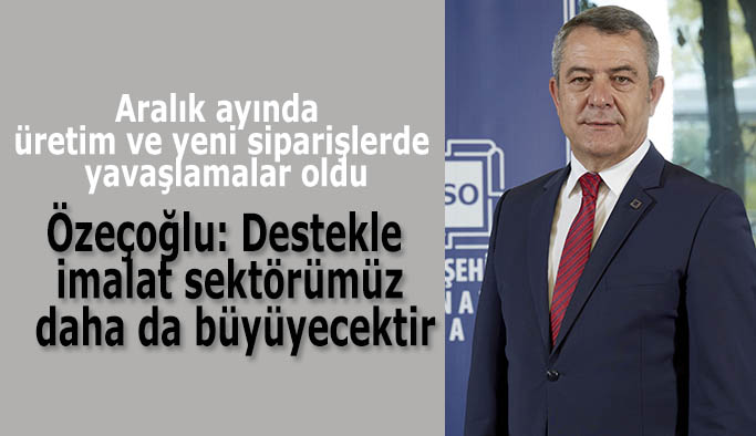 Özeçoğlu: Destekle imalat sektörümüz daha da büyüyecektir