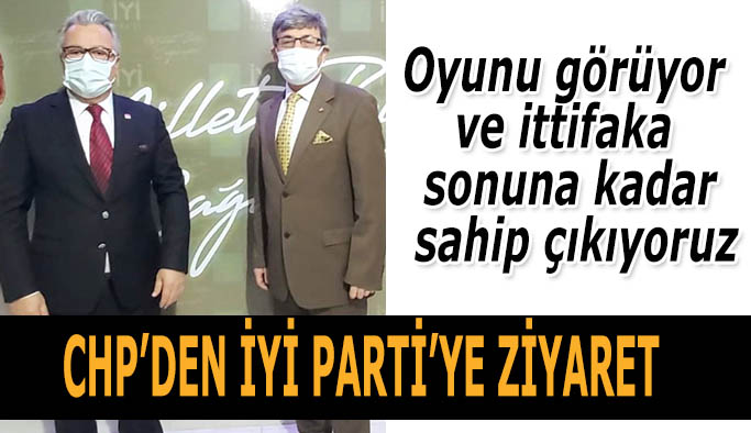 CHP İL BAŞKANLIĞINDAN İYİ PARTİ'YE ZİYARET