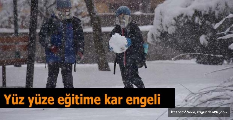 Eskişehir'de okullara 1 gün ara