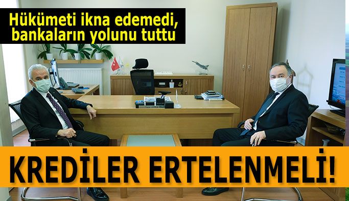 ETO BAŞKANI GÜLER ESNAFIN HALİNİ BANKA MÜDÜRLERİNE ANLATTI