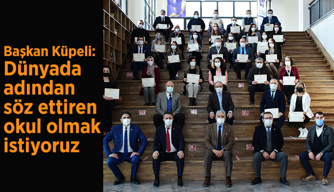 KÜPELİ: MESLEK LİSESİMİZ İÇİN BÜYÜK HEDEFLERİMİZ VAR