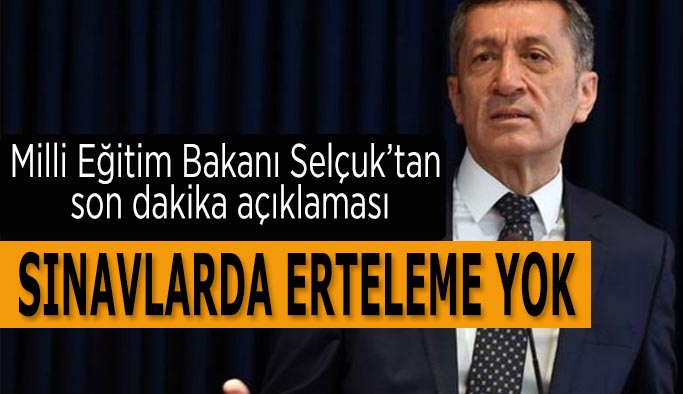 Milli Eğitim Bakanı Selçuk’tan son dakika açıklaması