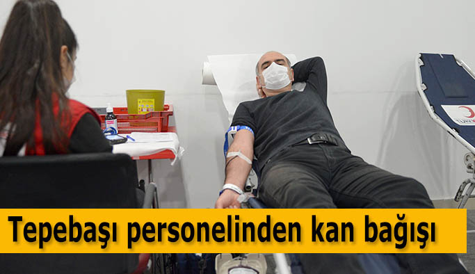 Tepebaşı personelinden kan bağışı