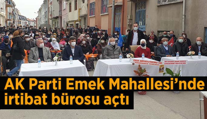 AK Parti Odunpazarı Emek mahallesi irtibat bürosu açılışı gerçekleştirildi
