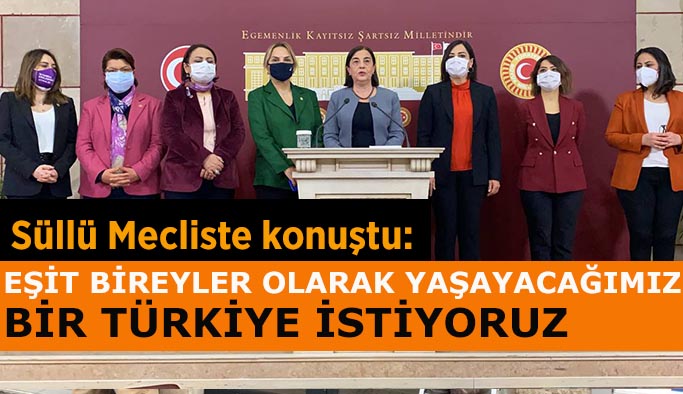 CHP’li Süllü: Eşit bireyler olarak yaşayacağımız bir Türkiye istiyoruz