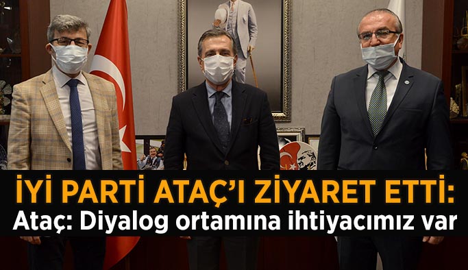 İYİ PARTİ ATAÇ’I ZİYARET ETTİ: