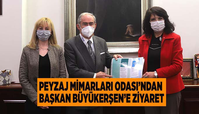 Peyzaj Mimarları Odası’ndan  Başkan Büyükerşen’e ziyaret