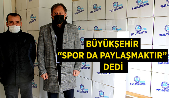 Büyükşehir’den bir destek de  amatör spor kulüplerine