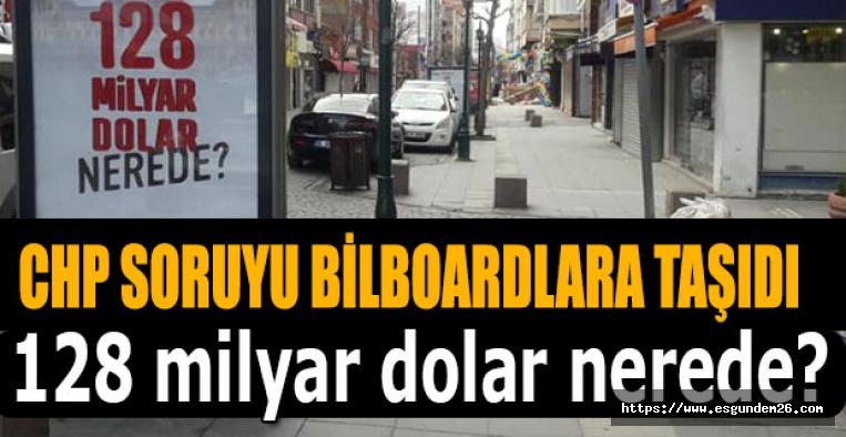 CHP Eskişehir billboardlardan sordu