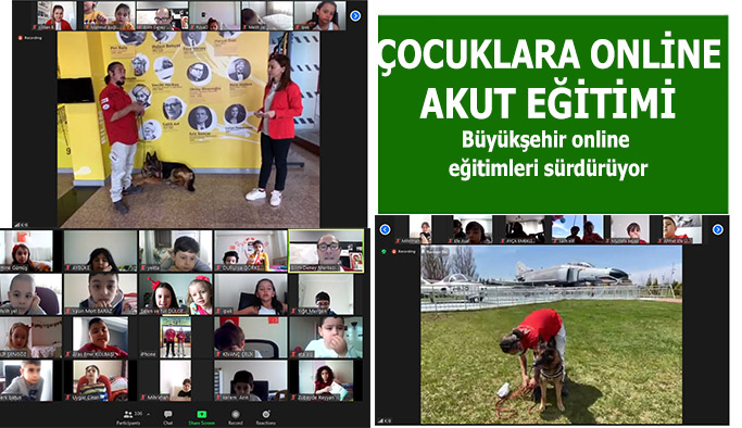 Çocuklara online akut eğitimi