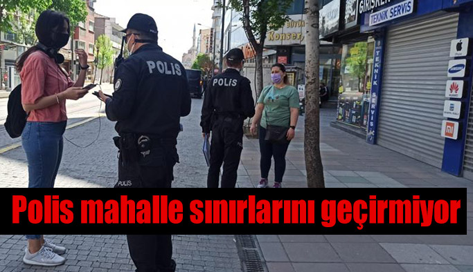 Polis ekipleri şehir merkezinde denetimlerini arttırdı