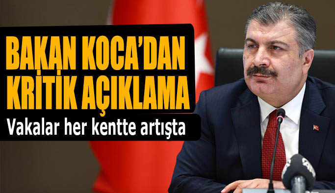 Sağlık Bakanı Koca Bilim Kurulu toplantısı ardından açıklama yaptı