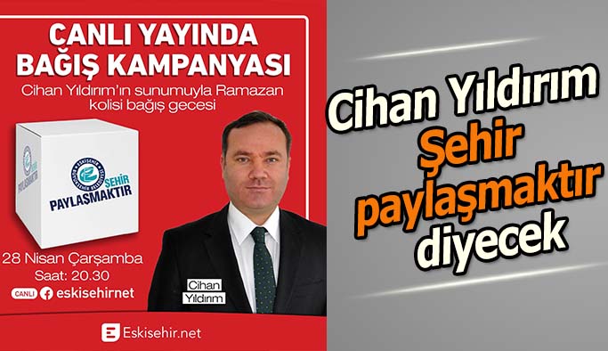 Yıldırım “şehir paylaşmaktır” diyecek