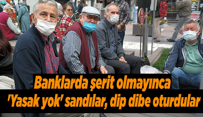 Bankları doldurup güzel havanın tadını çıkardılar