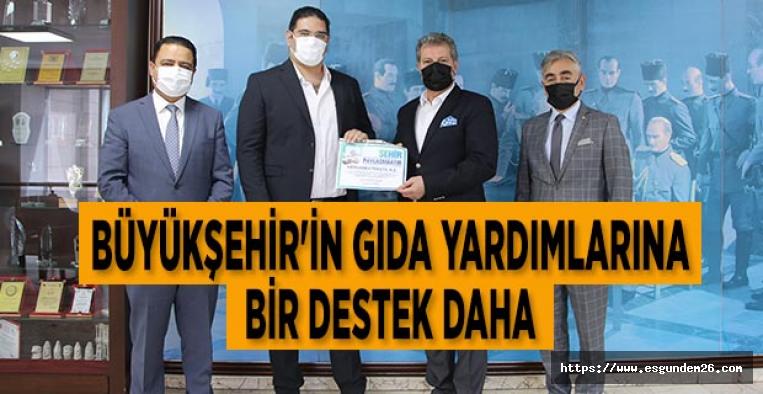 Büyükşehir'in gıda yardımlarına bir destek daha