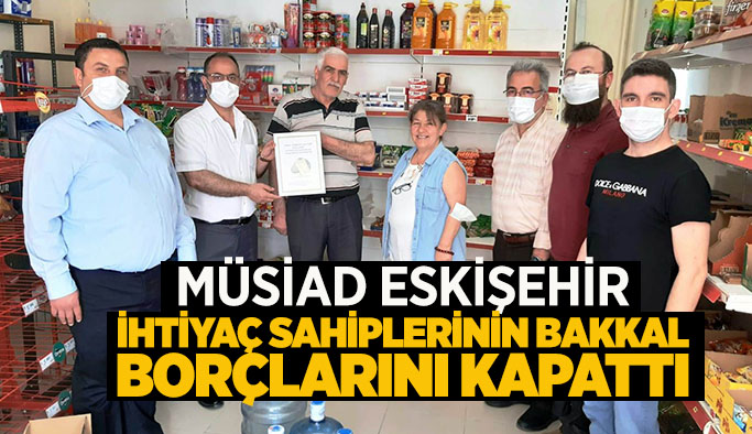 ESKİŞEHİR’DE ANLAMLI HAREKET! BAKKAL BORÇLARINI KAPATTILAR