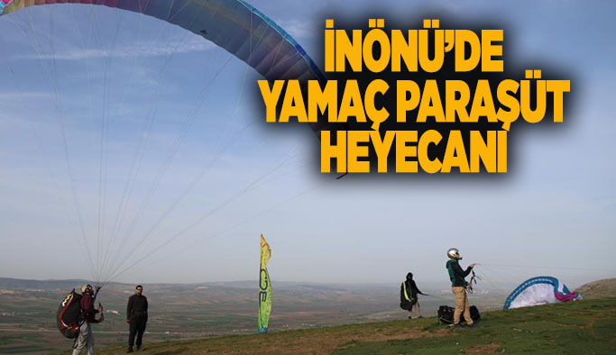 İnönü'deki yamaç paraşütü eğitimleri yoğun ilgi görüyor