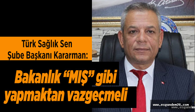 Sağlık çalışanlarının maaşlarında makul bir iyileştirme yapmalıdır