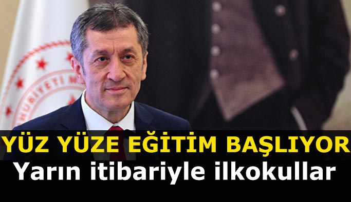 Yüz yüze eğitim başlıyor