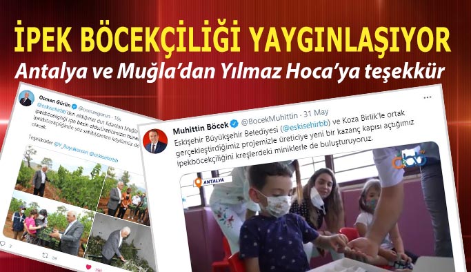 Antalya ve Muğla’dan Büyükerşen’e teşekkür