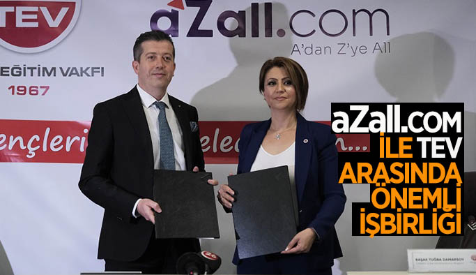 aZall.com ve Türk Eğitim Vakfı gençlerin geleceği için protokol imzaladı