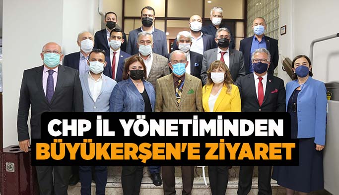 CHP İl Yönetiminden  Başkan Büyükerşen'e ziyaret