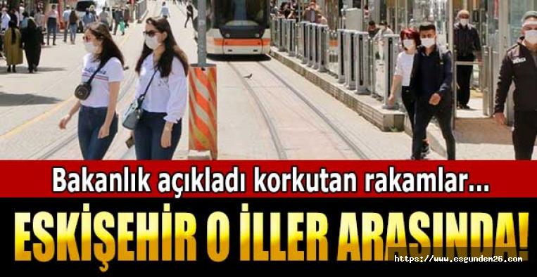 Eskişehir en çok vaka görülen iller arasında