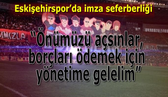 Konyaspor, Eskişehirspor’un kapanmaması için imza verdi