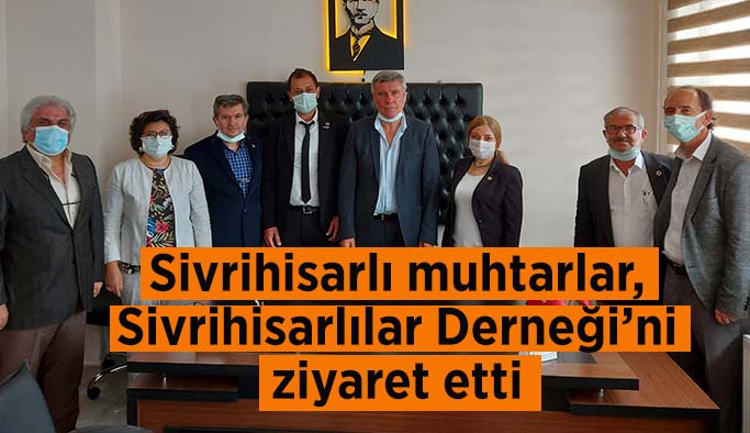 Sivrihisar için ortak projeleri konuştular