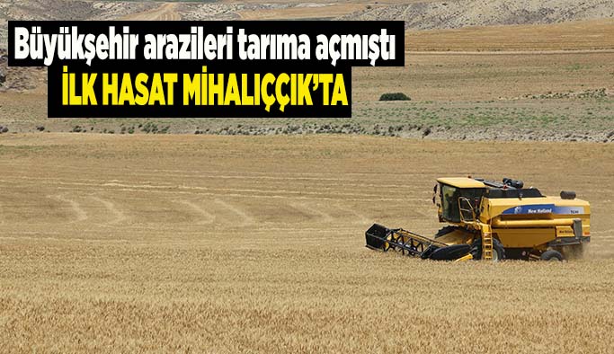 İlk hasat Mihalıççık’ta