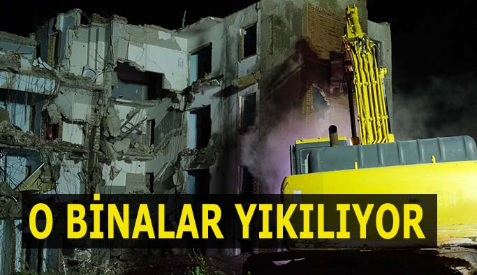 İmar planına göre yıkımlar devam ediyor