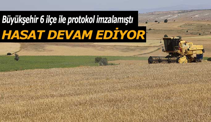 Üreticiye destek hasadı devam ediyor