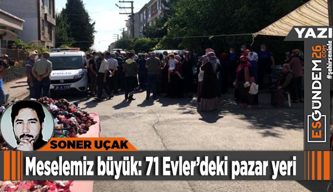 71 Evler’deki pazar yeri