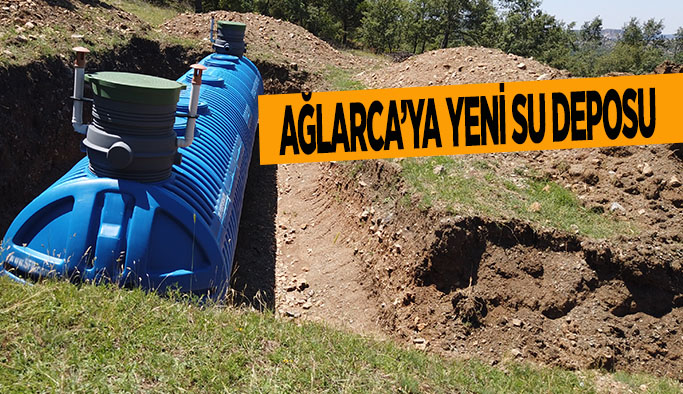 Ağlarca’ya yeni su deposu