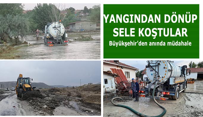 Büyükşehir’den Sivrihisar ve Günyüzü’ne anında müdahale