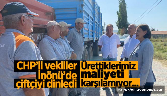 CHP: “Çiftçilerin milyarlarca lira alacağı var”