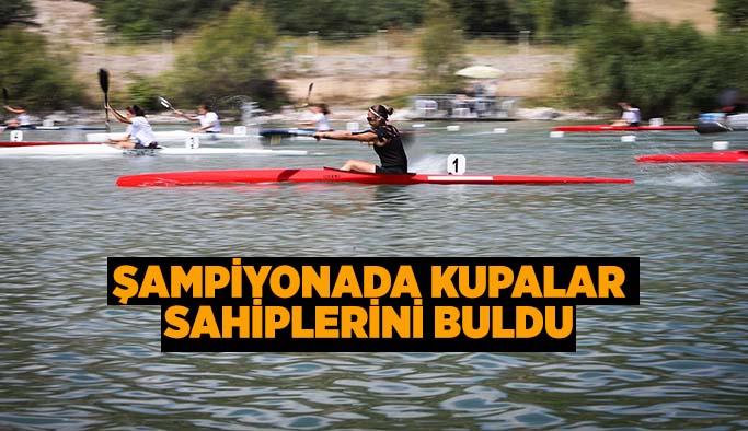 Şampiyonada kupalar sahiplerini buldu