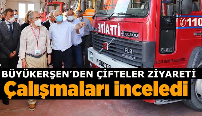 Yılmaz Hoca Çifteler’de çalışmaları inceledi